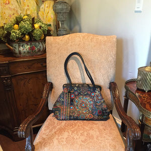 Fantastic Multicolored Chico's Purse, Jeweled!